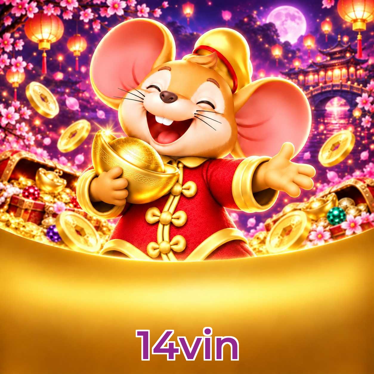 Logo 14vin Telegram Canal Oficial